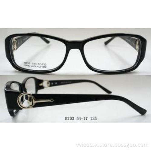 Colorful Large Square Acetate Optical Glasses Frames For Wo
